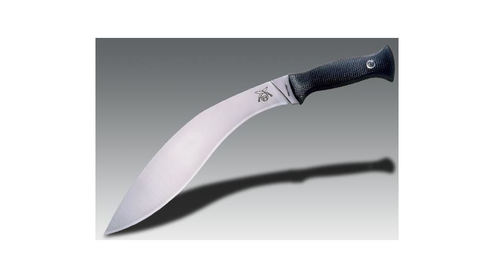 Cold Steel San Mai Gurkha Kukri Fixed Blade Knife, Kraton Handle, Secure-Ex Sheath, CS-35ATCJ