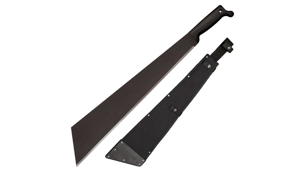 Cold Steel Slant Tip Machete, 21in, Black, 26 5/8in, CS-97ST21S