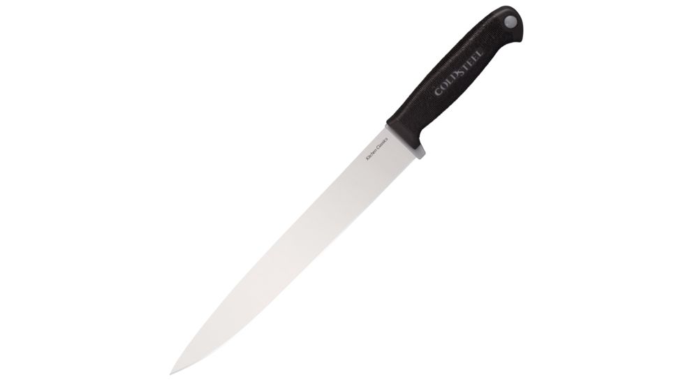 Cold Steel Slicer 13.85in Kitchen Knife, Black/Silver, 13.88in, CS-59KSSLZ
