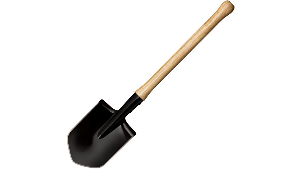 Cold Steel Spetsnaz Trench Shovel, Black, 30", CS-92SFX