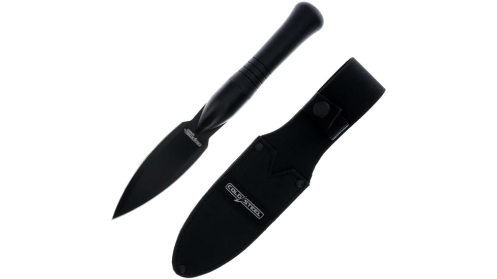 Cold Steel Spirit Survival Spear Head, 4.5in, 420SS, Spear Point Blade, Black Handle, TH-FS01N