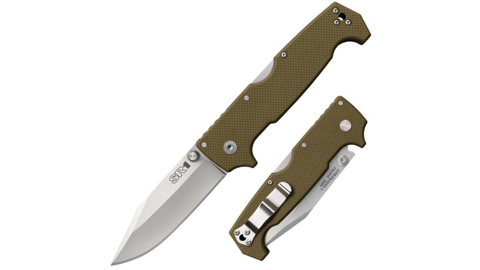 Cold Steel SR1 Knife, Black/Silver, 9 3/8in, CS-62L