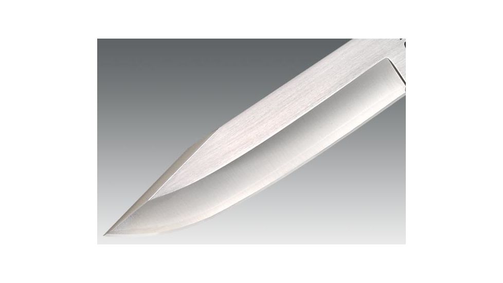 Cold Steel Survival Rescue Fixed Blade Knife, Black Kraton Handle, Plain, CS-38CSM