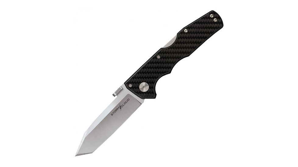 Cold Steel Storm Cloud 8 1/8in Knife, Black/Silver, CS-21TU
