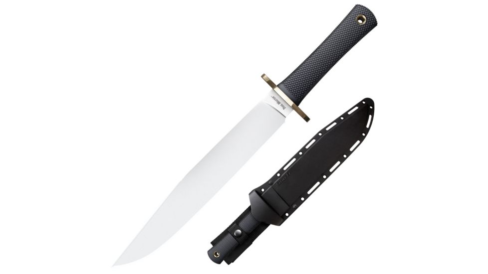 Cold Steel Trail Master Fixed Blade Knife, Black Kraton Handle, Plain, CS-39L16CT