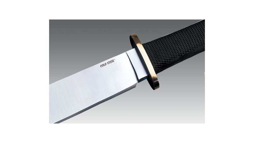 Cold Steel Trail Master Fixed Blade Knife, Black Kraton Handle, Plain, CS-39L16CT