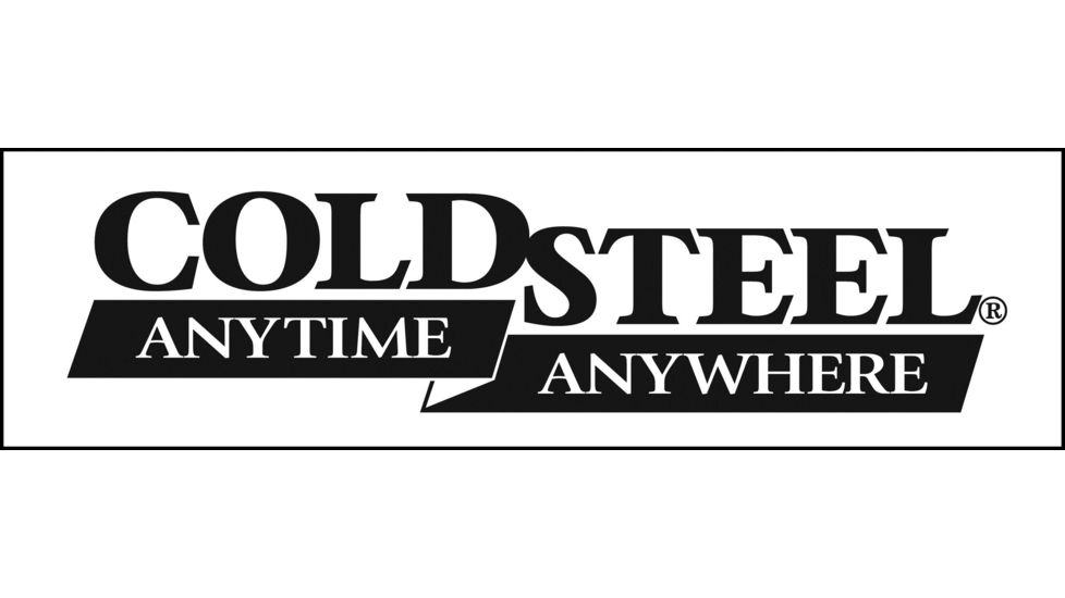 Cold Steel Bumper Sticker Black Letters On White Ground 50ea, Black, 10.5in, CS-PRCSSR