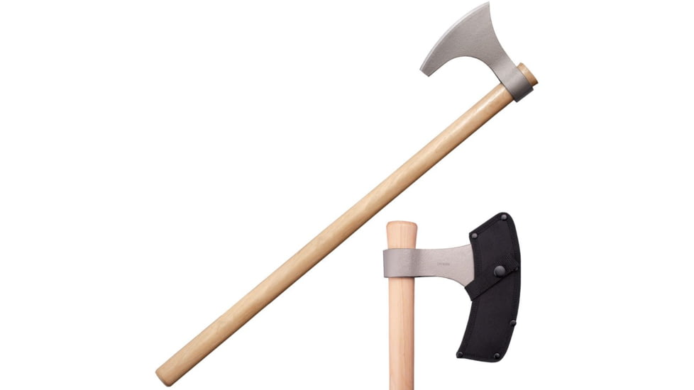 Cold Steel Viking Hand Axe w/Grain Hickory Handle, 30 inch, CS-90WVBA