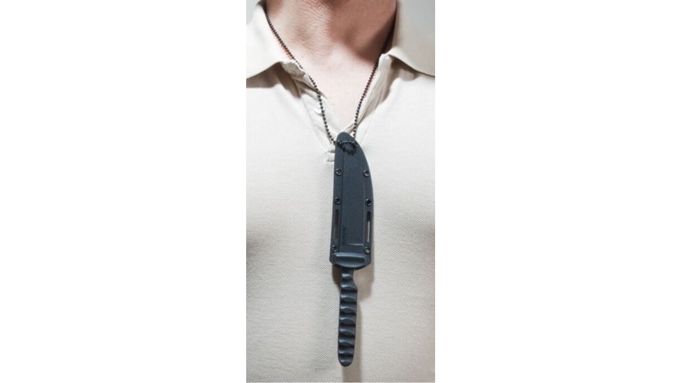 Cold Steel Bowie Spike 8in Fixed Blade Knife, Black/Silver, 8in, CS-53NBSZ