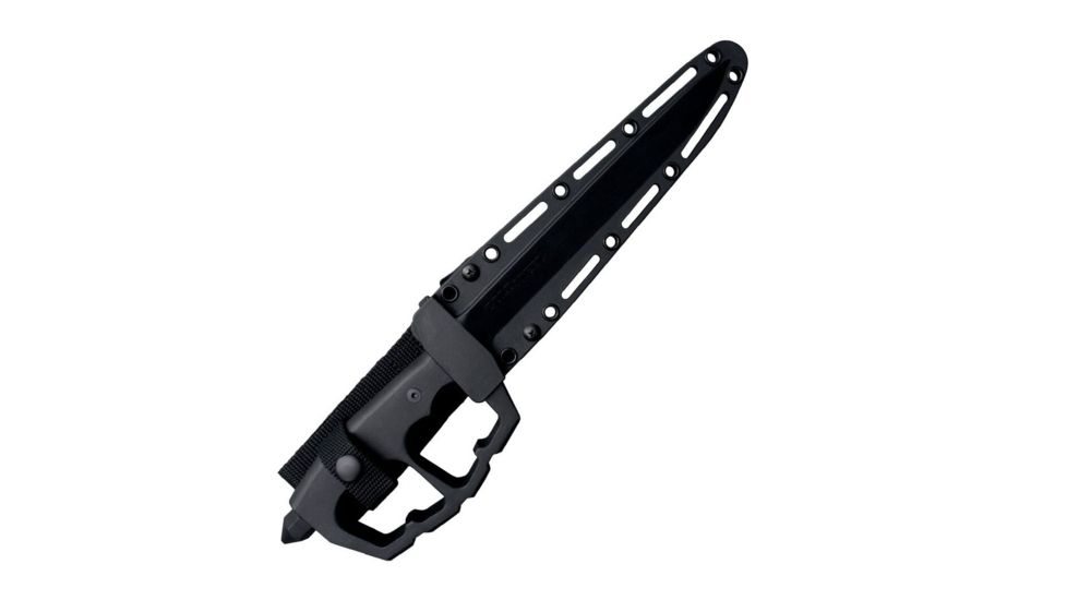 Cold Steel Chaos Stiletto 14in Fixed Blade Knife, Black/Silver, 14 14in, CS-80NTST