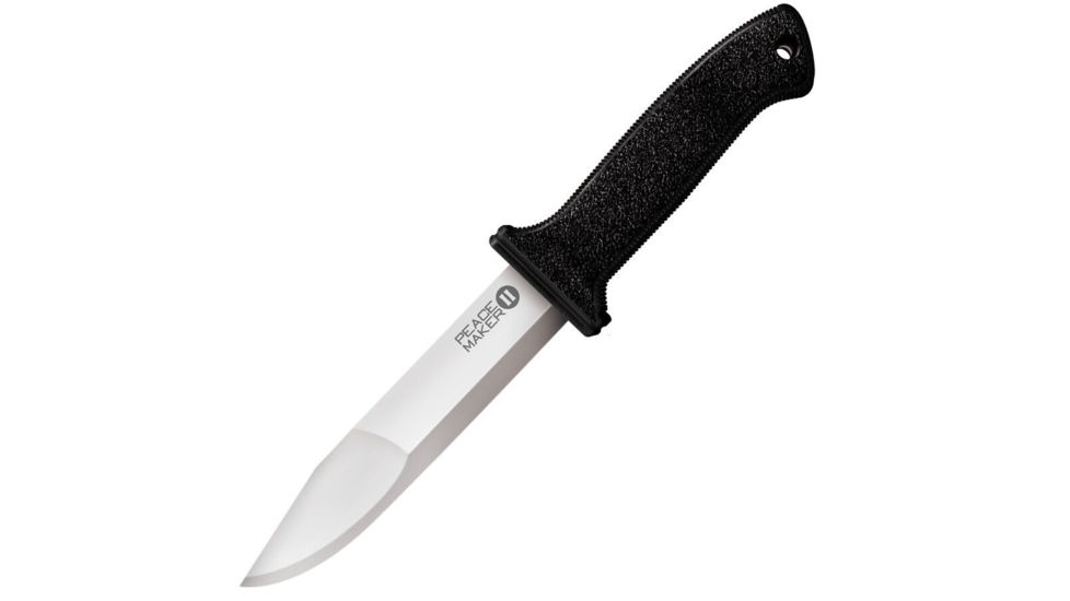 Cold Steel Peace Maker II Fixed Blade Knife, Black/Silver, 10.5in, CS-20PBL