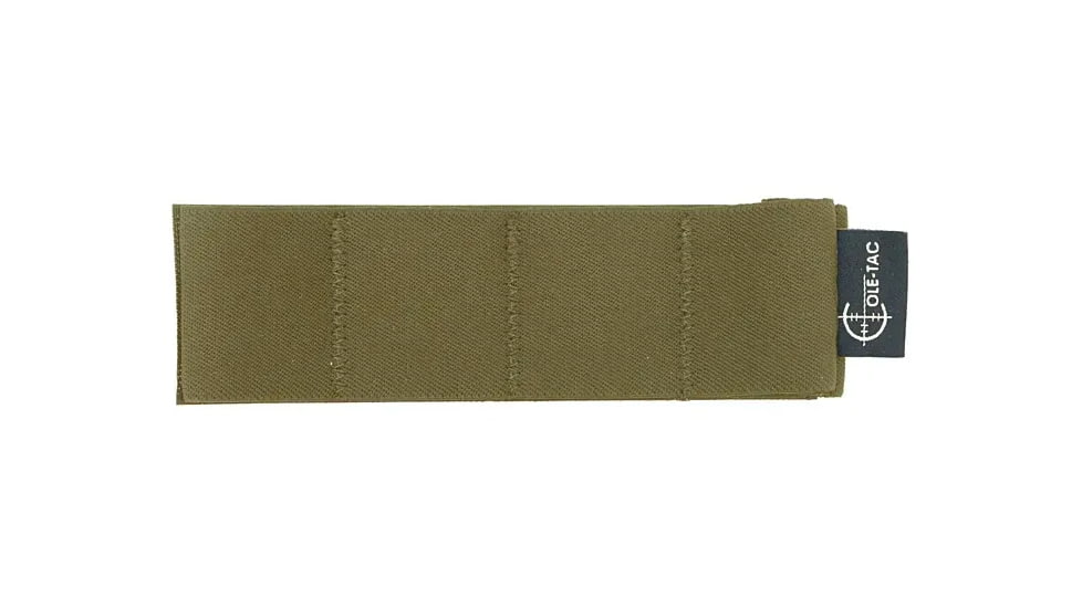 Cole-Tac 4 Slot Elastic Organizer, Coyote Brown, EE4003