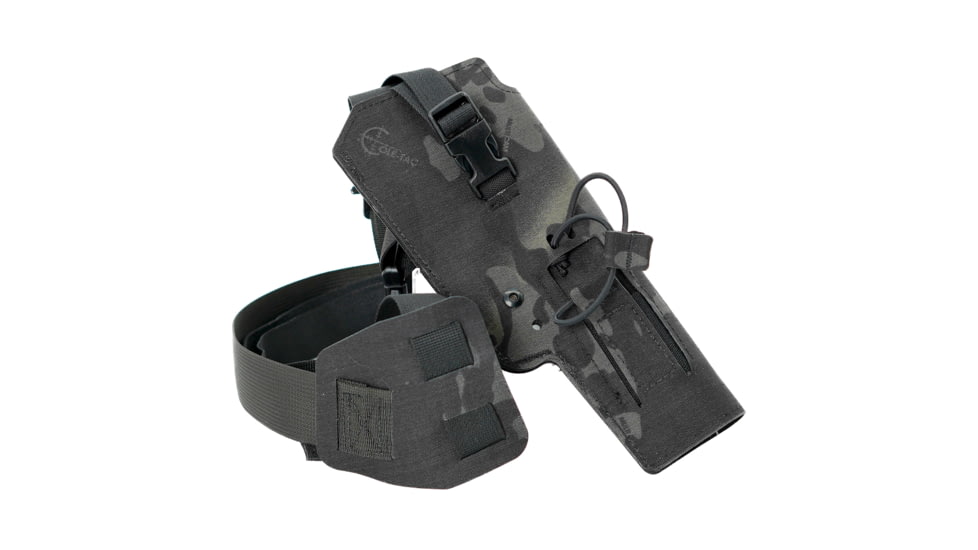 Cole-Tac Varmint Wrangler WML Chest Holster Right Hand, MultiCam Black, VW115