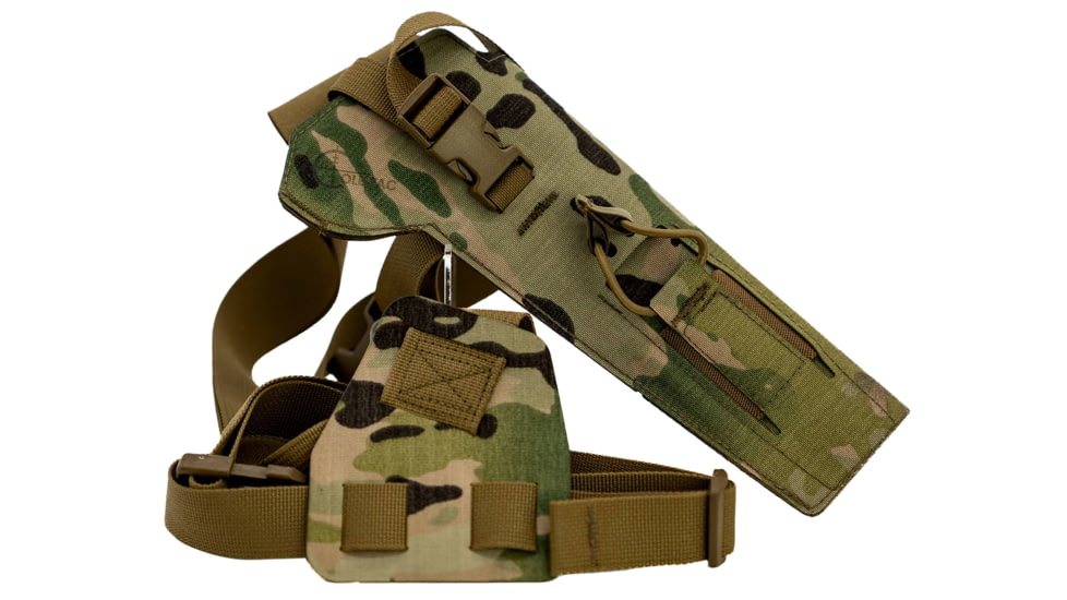 Cole-Tac Varmint Wrangler Chest Holster Left Hand, MultiCam, VW203
