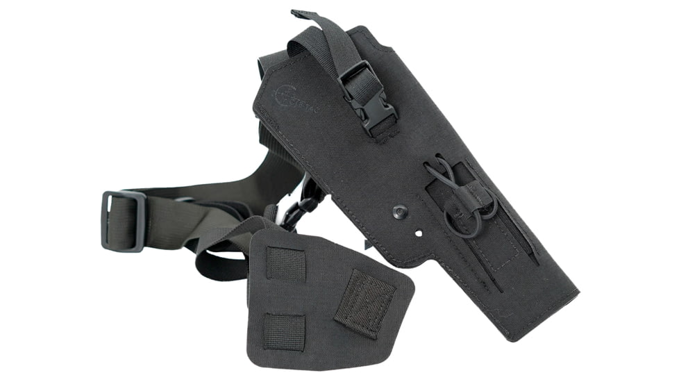 Cole-Tac Varmint Wrangler Chest Holster Left Hand, Black, VW211