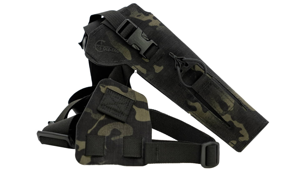 Cole-Tac Varmint Wrangler Chest Holster Left Hand, MultiCam Black, VW205