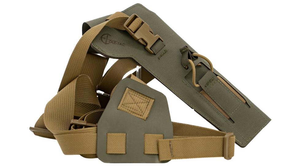 Cole-tac Varmint Wrangler Pistol Holder Chest Ranger Green Left Hand, VW204