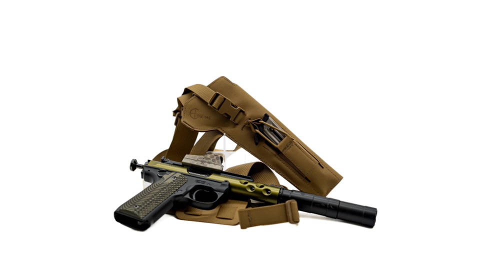 Cole-tac Varmint Wrangler Pistol Holder Coyote Brown Right Hand, VW102