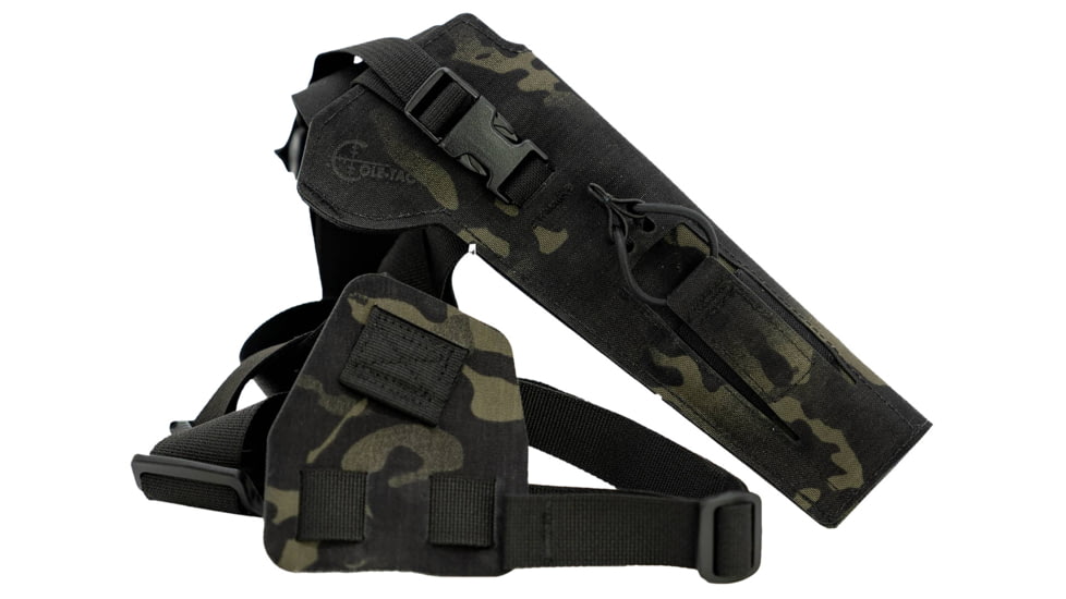 Cole-Tac Varmint Wrangler Chest Holster Right Hand, MultiCam Black, VW105