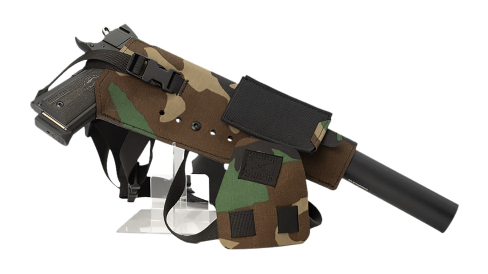 Cole-Tac Varmint Wrangler XL Chest Holster Right Hand, M81 Woodland, VWX111