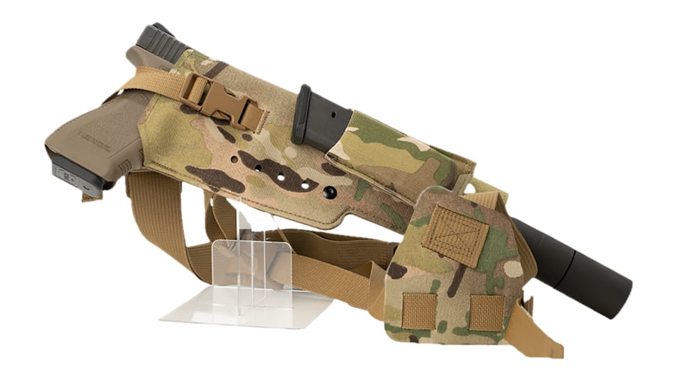 Cole-Tac Varmint Wrangler XL Chest Holster Left Hand, MultiCam, VWX108