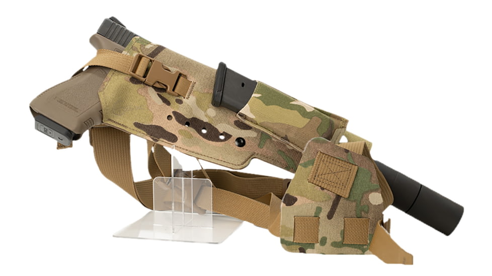 Cole-tac Varmint Wrangler XL Pistol Holder Chest Multi-Cam Right Hand, VWX107