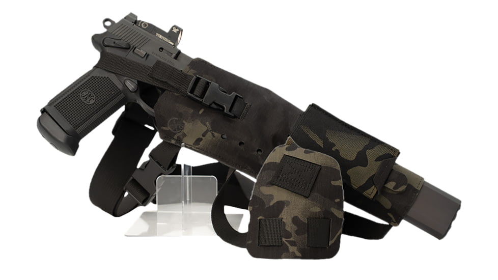 Cole-Tac Varmint Wrangler XL Chest Holster Right Hand, MultiCam Black, VWX109