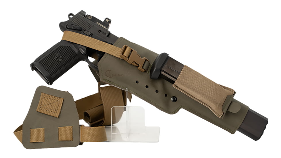 Cole-Tac Varmint Wrangler XL Chest Holster Right Hand, Ranger Green, VWX105