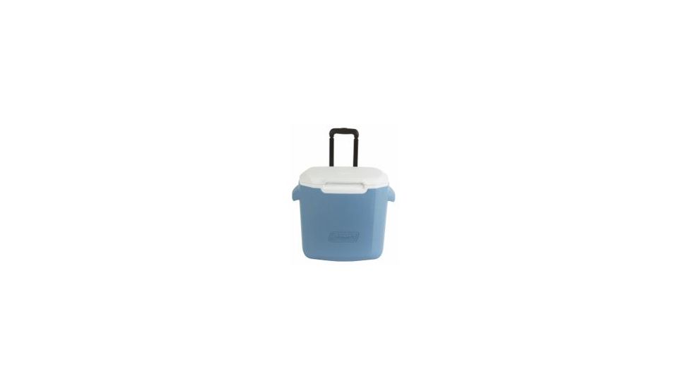 Coleman 28 qt Performance Wheeled Cooler, Blue, 3000004693