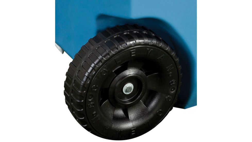 Coleman 60 Quart Wheeled Cooler, 5883, Blue, Holds 94 Cans 3000001838