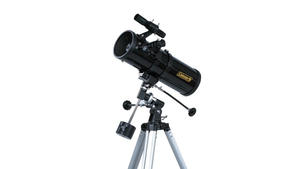 Coleman AstroWatch D114mm x 500mm Reflector Telescope, Black CDB1145EQ1