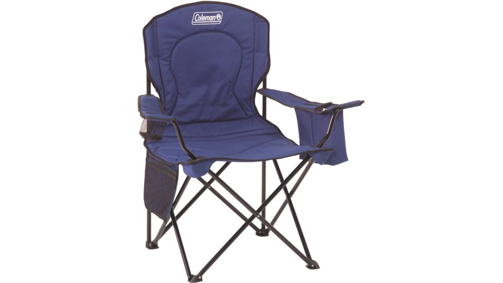 Coleman Chair, Adult Quad w/Cooler, Blue 187644