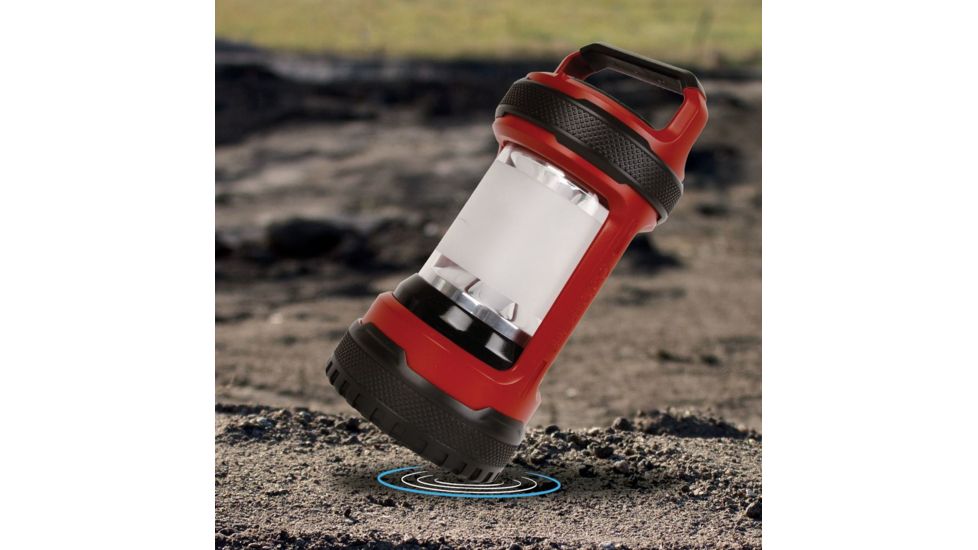 Coleman Conquer Spin 550L LED Lantern, 550 Lumens, Rechargeable Li-Ion Battery, Red / Black 2000025510