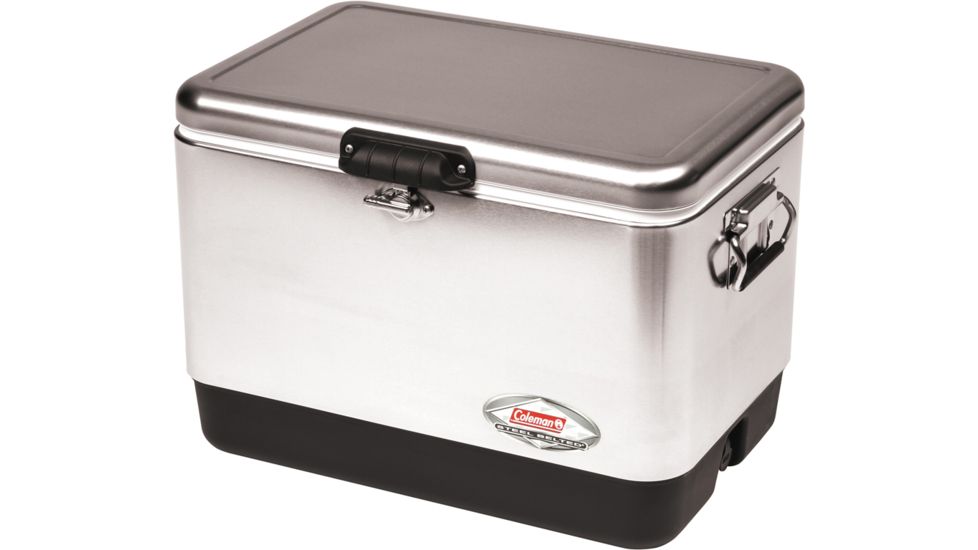Coleman Cooler, 54 Quart, Stainless Steel 187895