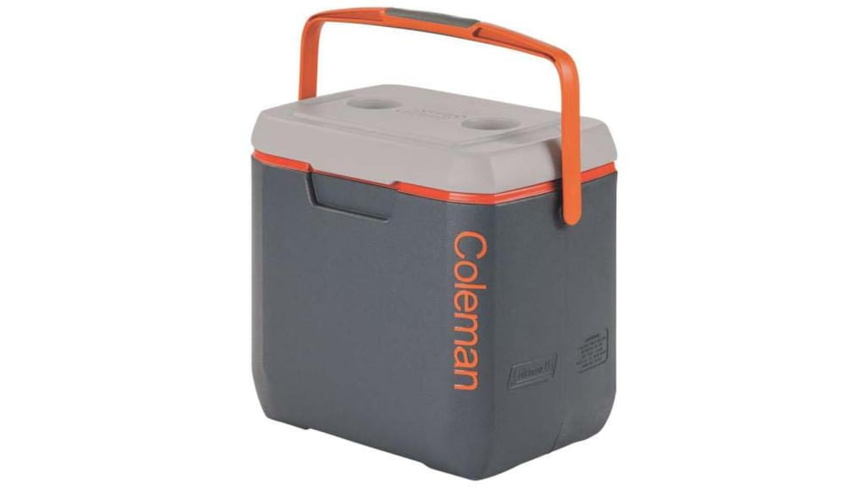 Coleman Cooler Xtreme 28qt Dark Grey/orage W/carry Handle