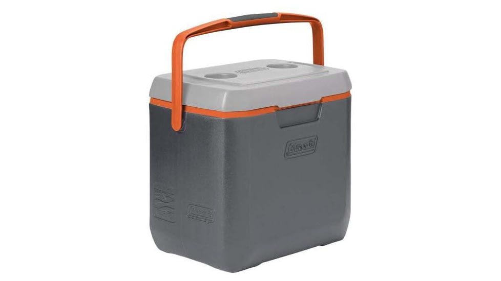 Coleman Cooler Xtreme 28qt Dark Grey/orage W/carry Handle