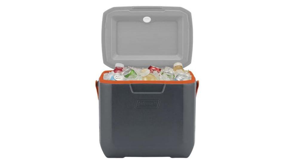 Coleman Cooler Xtreme 28qt Dark Grey/orage W/carry Handle