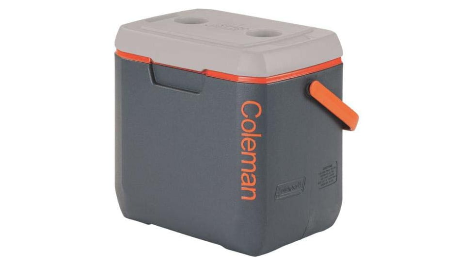 Coleman Xtreme 28Qt Cooler w/Carry Handle, Dark Grey/Orange, 3000005896