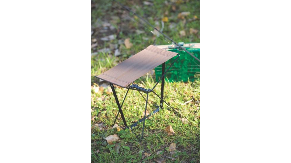 Coleman Event Folding Stool, Supports up to 175 lbs, 13.4 in Sitting Height, Tan, Seat 15.5 in 2000020262