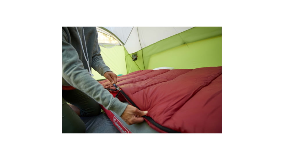 Coleman Flatlands Sleeping Bag, 30 F, Mahogany, CM1010410016-20