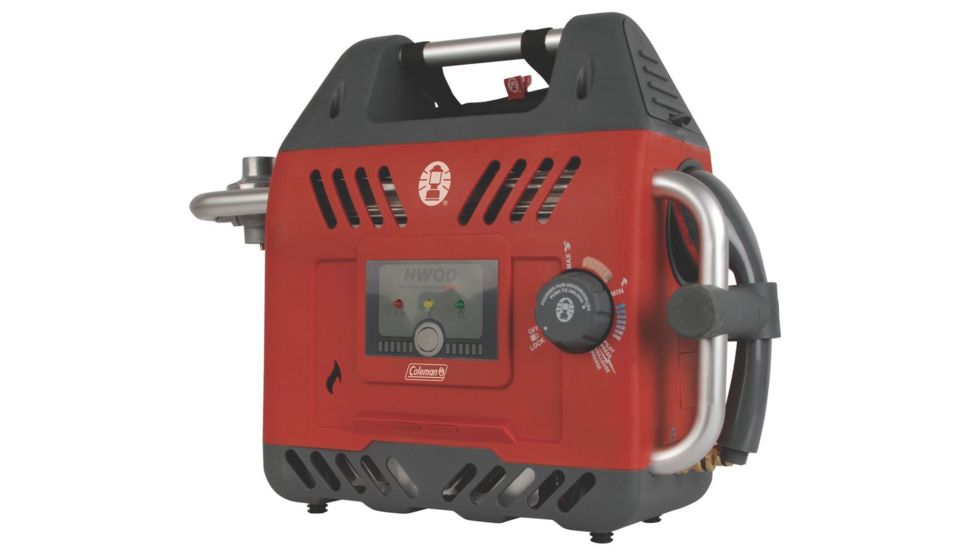 Coleman H2Oasis Hot Water on Demand Portable Water Heater, LED Display, 12V Charger, Red 2000026562