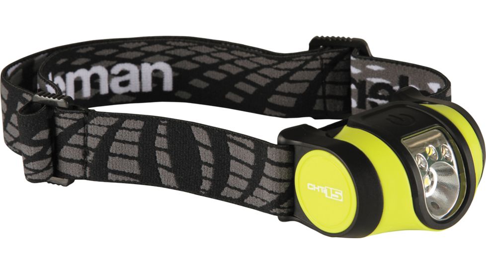 Coleman Headlamp, 3AAA, CHT 15, Green/Black 187750