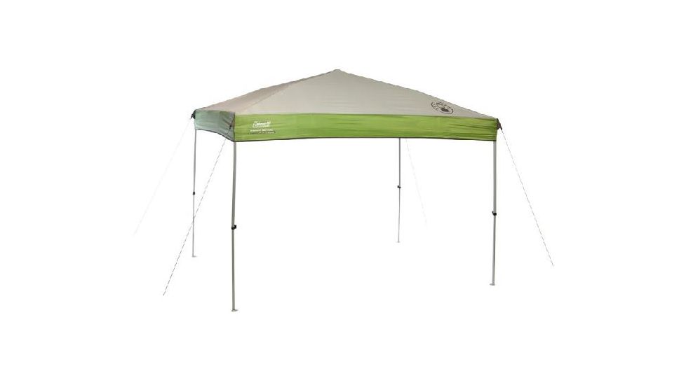 Coleman Instant Sun Shelter Canopy , Center Height 7 ft 4 in, White / Green, 9 ft x 7 ft 2000012222