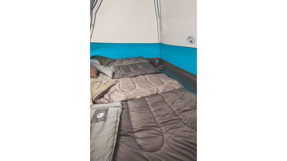 Coleman Longs Peak Fast Pitch 6-Person Dome Tent W/ Rainfly, Blue, 10 x 10  ft 2000019416
