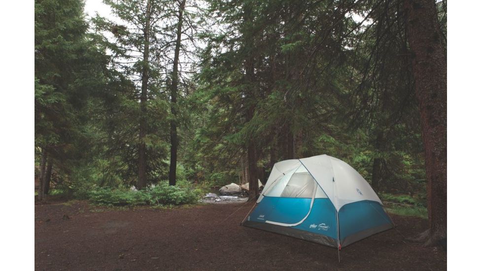 Coleman Longs Peak Fast Pitch 6-Person Dome Tent W/ Rainfly, Blue, 10 x 10  ft 2000019416