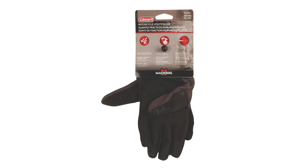Coleman Maddog Motorcycle Gloves, Medium, Large, 2000012660