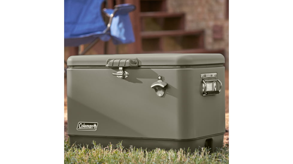 Coleman Reunion Steel-Belted 54-Quart Hard Cooler, Sage, CM1010810001-11
