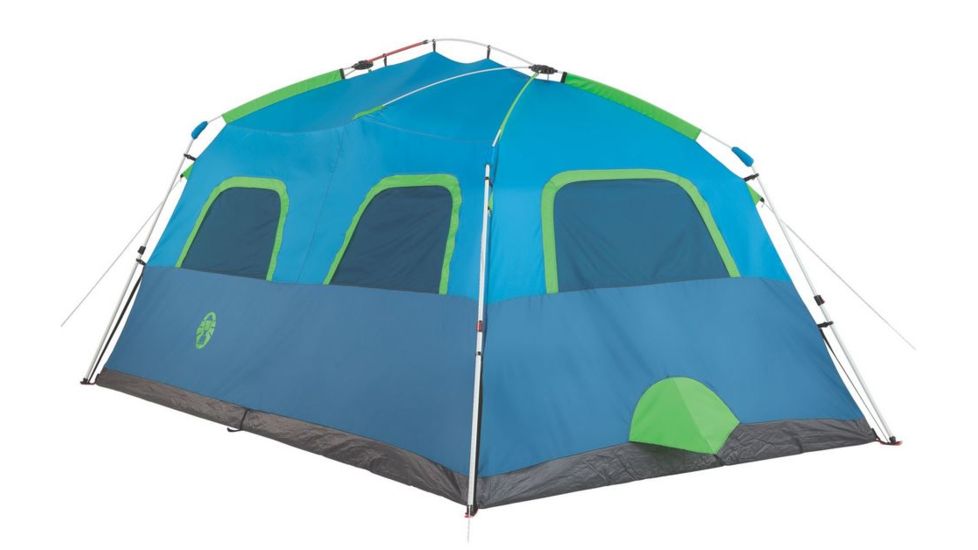 Coleman Signal Mountain 2 Room 8-Person Instant Tent, Blue 2000024697