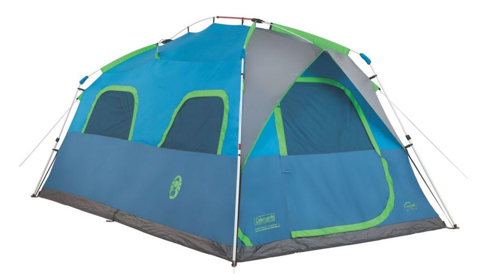 Coleman Signal Mountain 2 Room 8-Person Instant Tent, Blue 2000024697