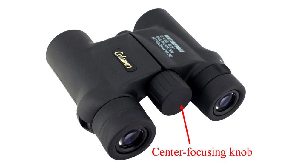 Coleman Signature 8x25 Waterproof Roof Prism Binoculars, Black CS825WP